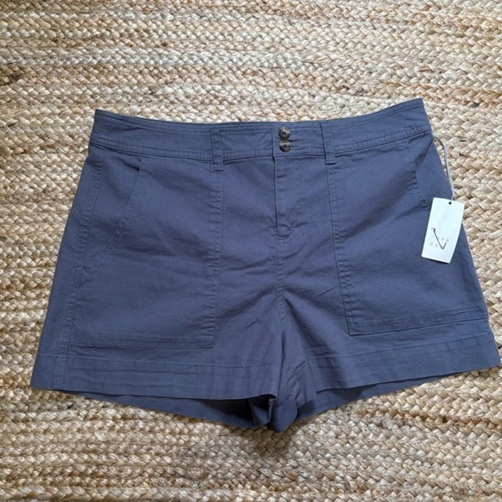 a new day Navy Blue High-Rise Utility Shorts